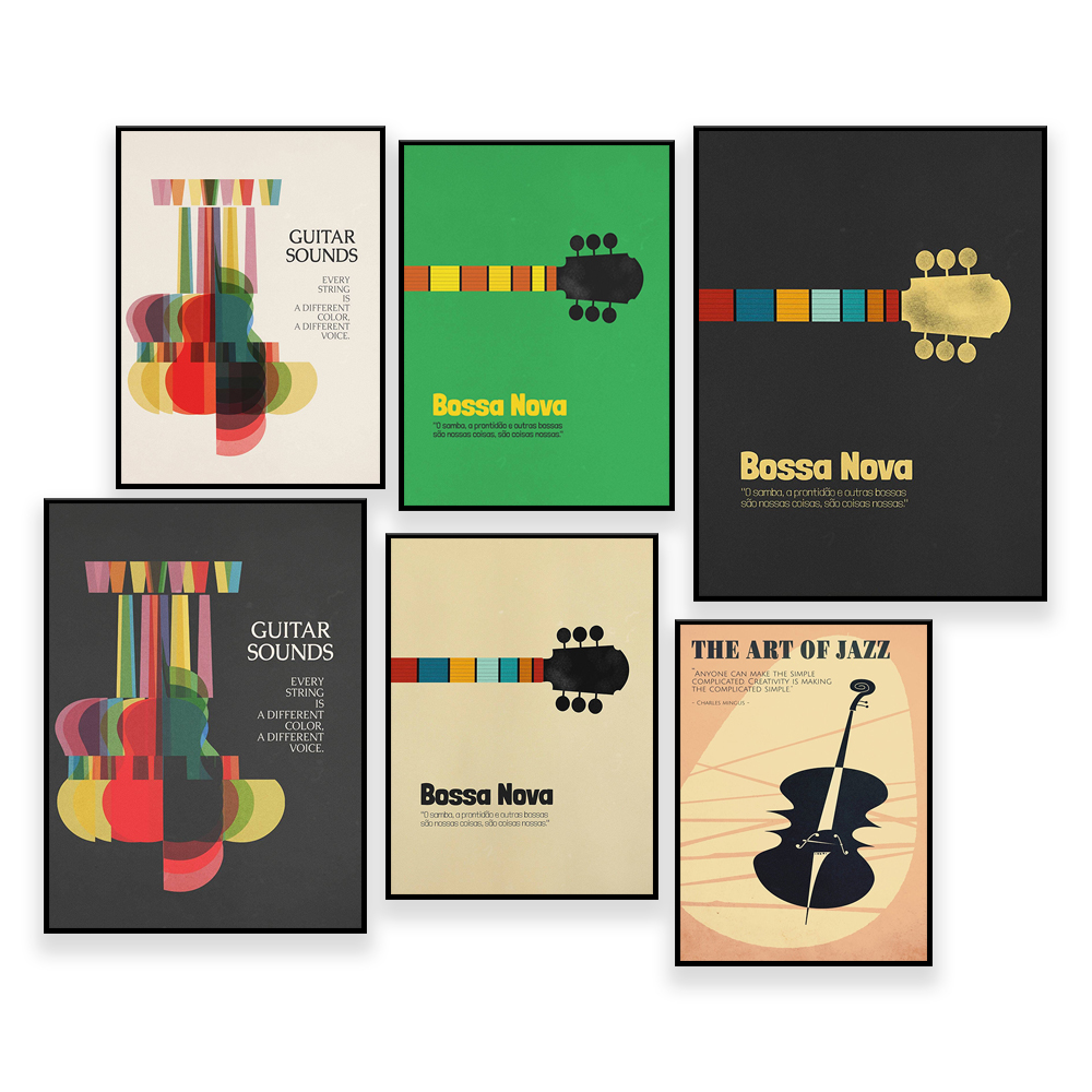 Bossa Nova Poster, Jazz Print, - Nova Decor & Lighting Julestjerne 리뷰 및 가격