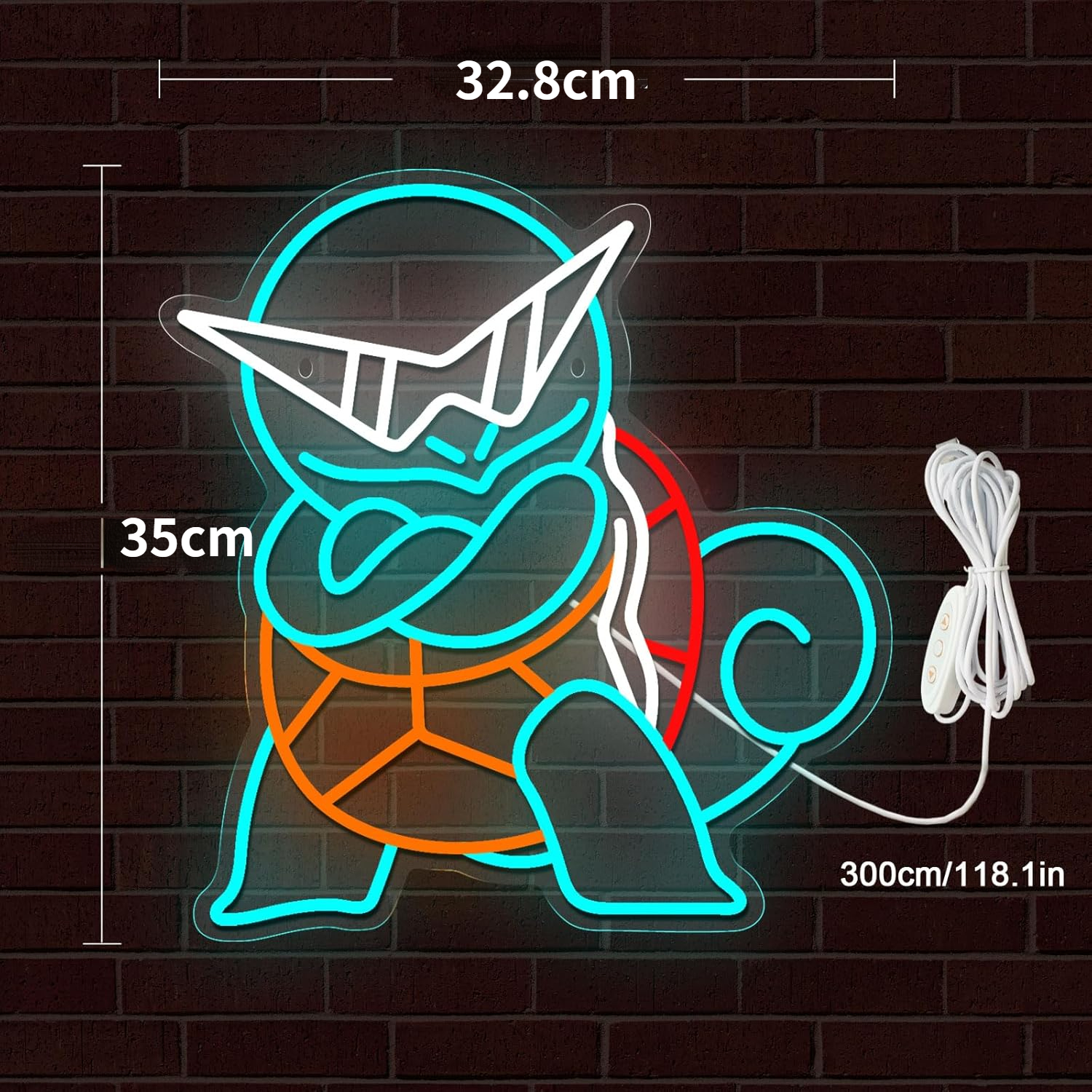 Pokemon Squirtle Neon Sign LED - Decor Lighting Fans 리뷰 및 가격