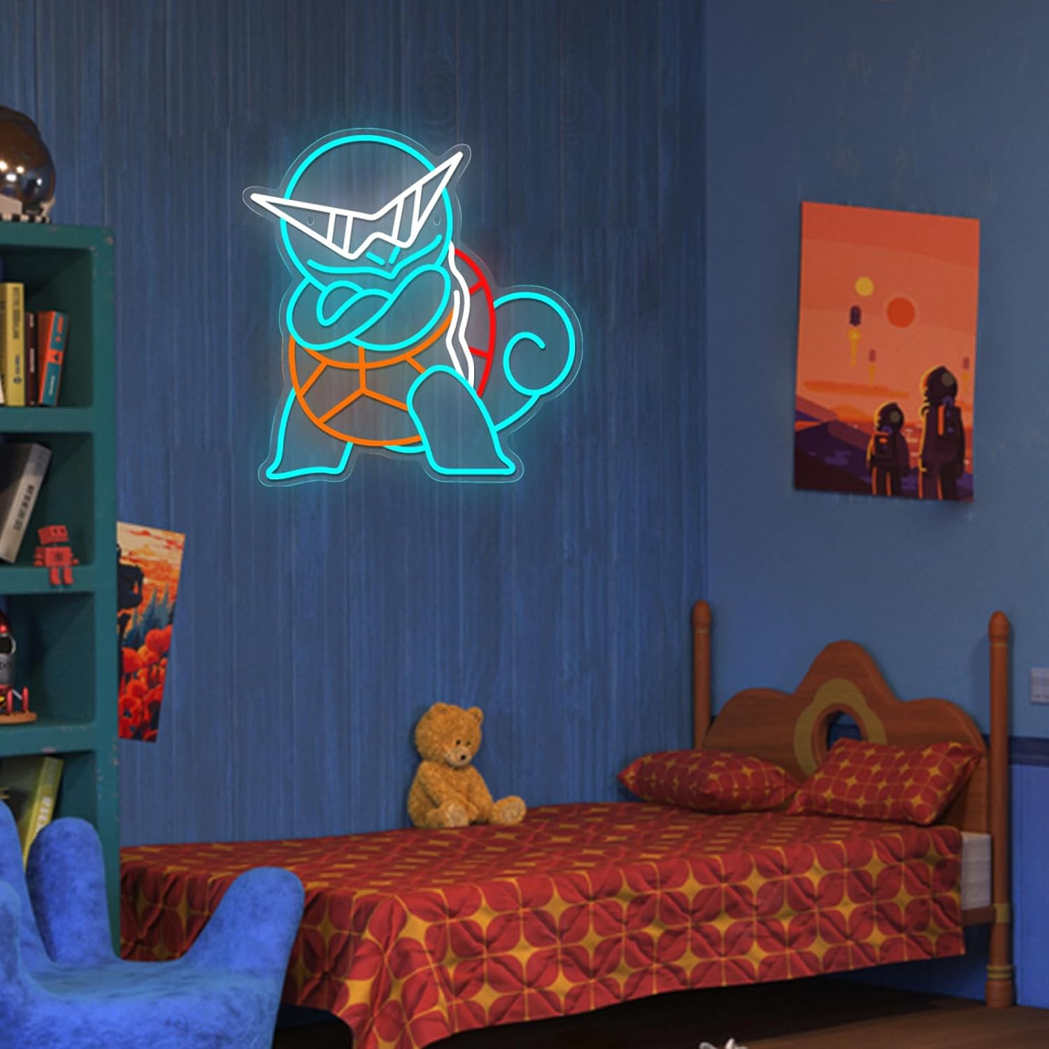 Pokemon Squirtle Neon Sign LED - Decor Lighting Fans 리뷰 및 가격