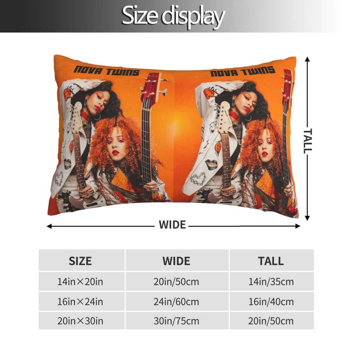 Nova Twins Rectangle Pillowcas - Nova Decor & Lighting Julestjerne 리뷰 및 가격