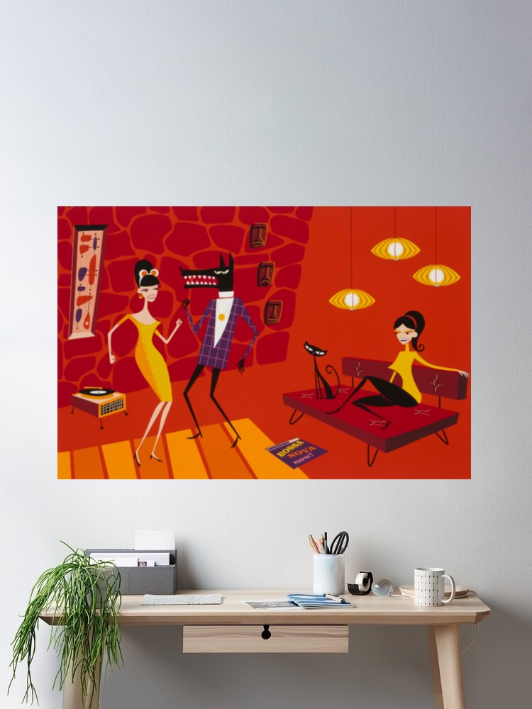 Josh Agle Bossa Nova Now Photo - Nova Decor & Lighting Julestjerne 리뷰 및 가격
