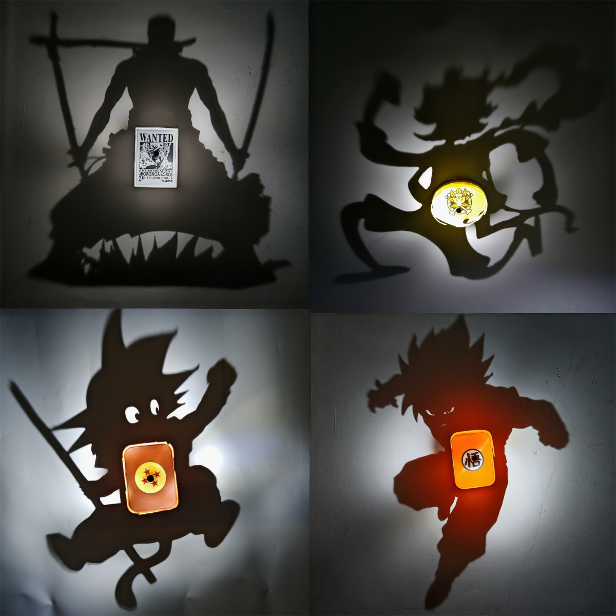 One Piece Luffy Zoro Shadow Li - Decor Lighting Fans 리뷰 및 가격