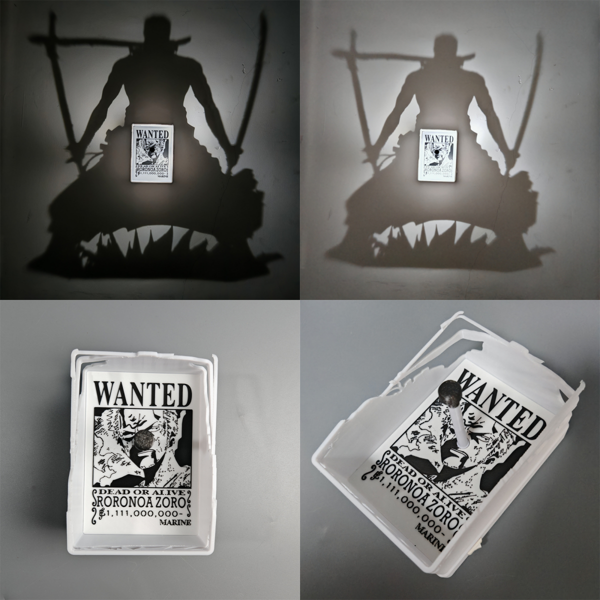 One Piece Luffy Zoro Shadow Li - Decor Lighting Fans 리뷰 및 가격