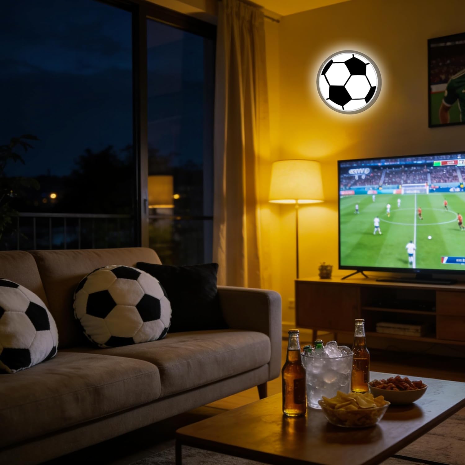 2026 Football Trophy Neon Sign - Decor Lighting Fans 리뷰 및 가격
