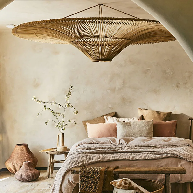 New Rattan Pendant Light Vinta - Decor Lighting Fixtures 리뷰 및 가격
