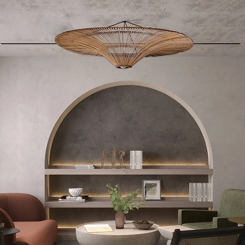 New Rattan Pendant Light Vinta - Decor Lighting Fixtures 리뷰 및 가격