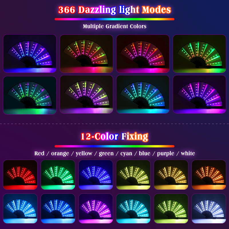 Halloween LED Folding Fan Rech - Decor Lighting Fans 리뷰 및 가격