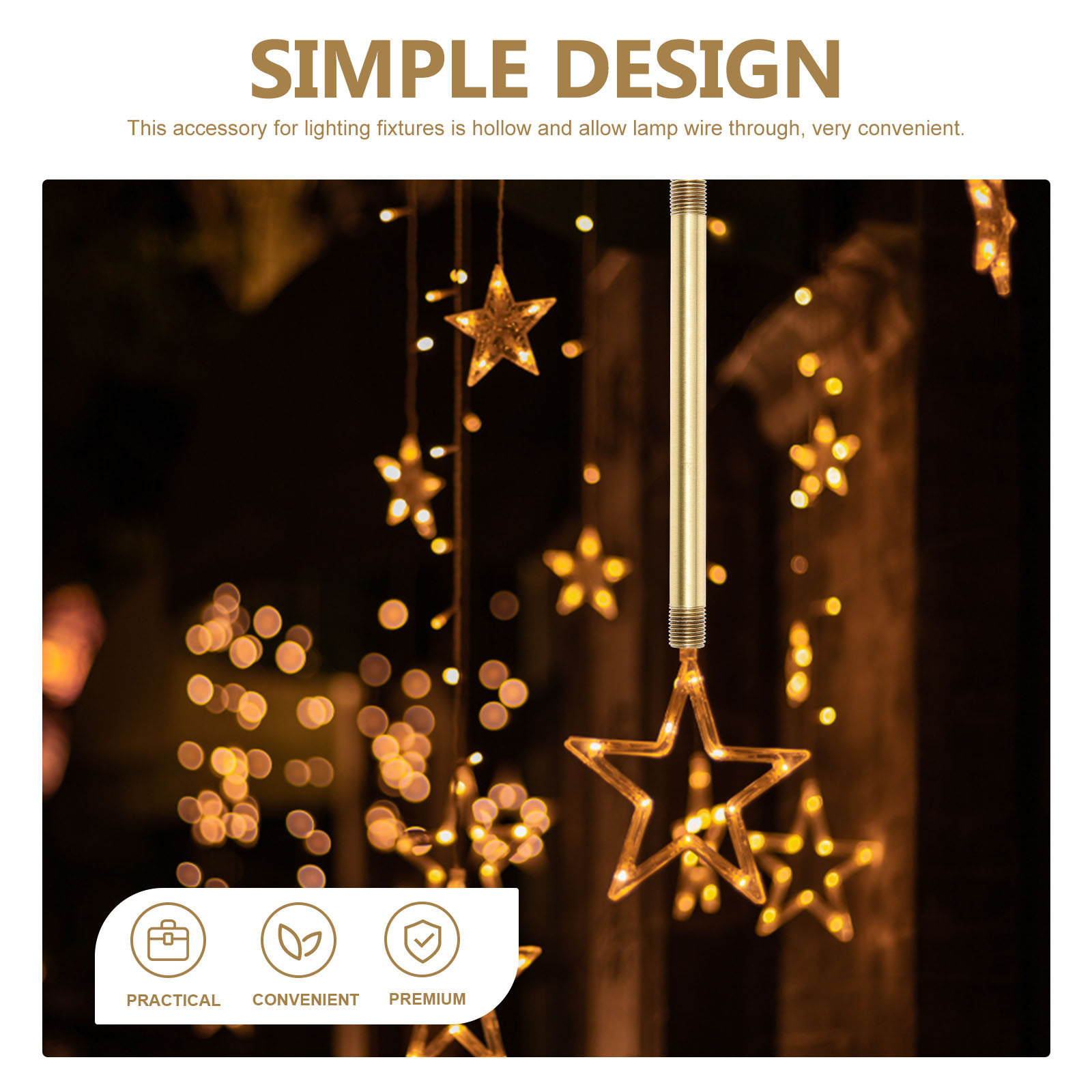 Lightweight Copper Straight La - Decor Lighting Fixtures 리뷰 및 가격