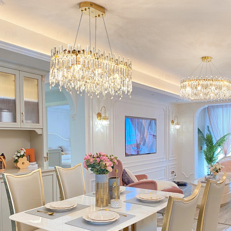 Modern Luxury Crystal Pendant  - Decor Lighting Fixtures 리뷰 및 가격