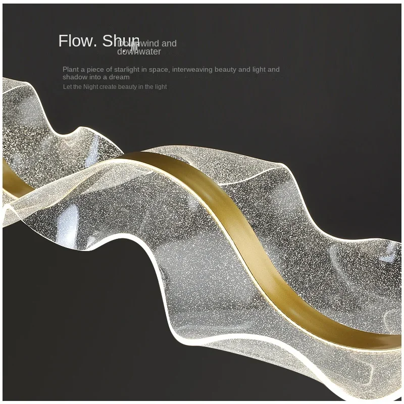 Nordic Designer Wave LED Penda - Decor Lighting Fixtures 리뷰 및 가격