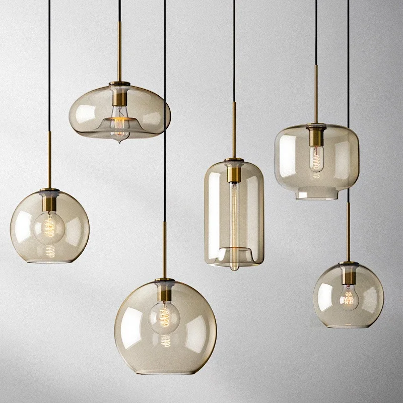 Modern Nordic hanging loft  Gl - Decor Lighting Fixtures 리뷰 및 가격