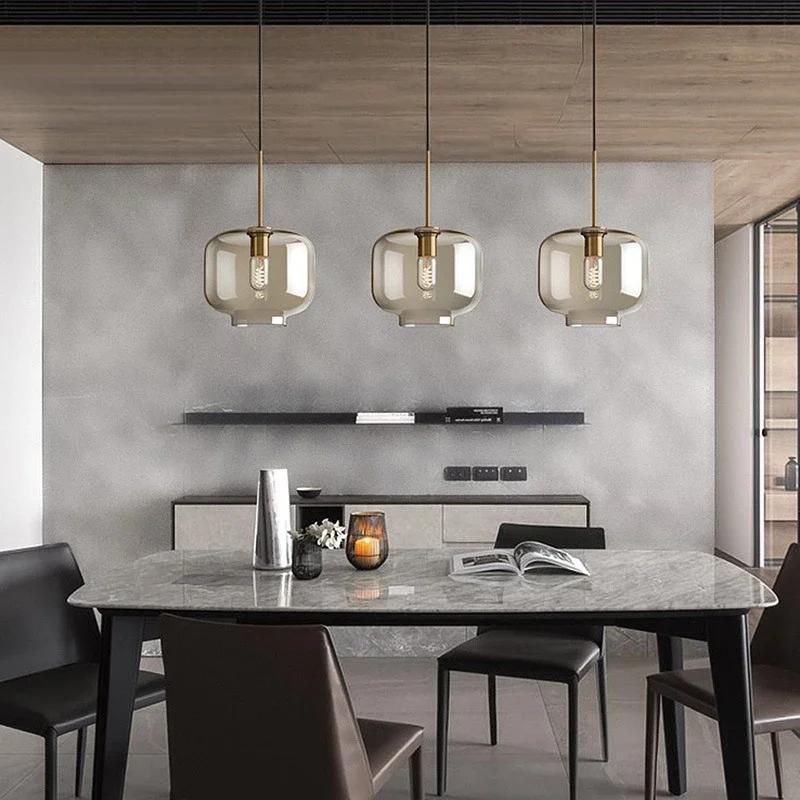 Modern Nordic hanging loft  Gl - Decor Lighting Fixtures 리뷰 및 가격