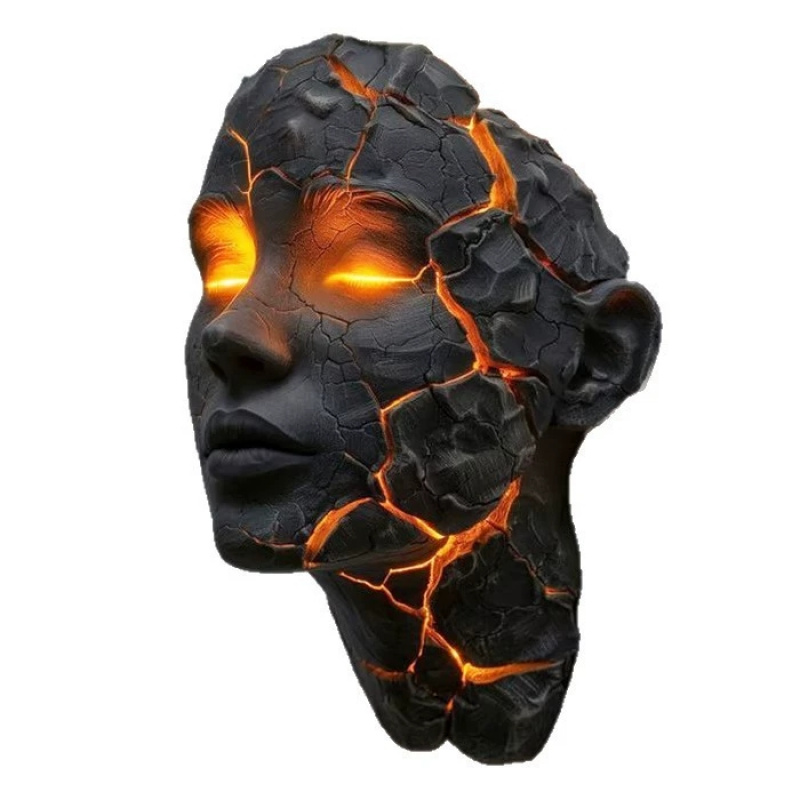 Creative Resin Wall Light Crac - Decor Lighting Fixtures 리뷰 및 가격