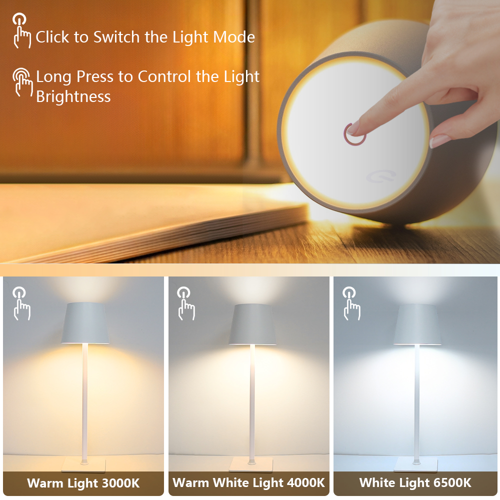 LED Rechargeable Desk Light Wi - Lighting Decor Bedroom 리뷰 및 가격