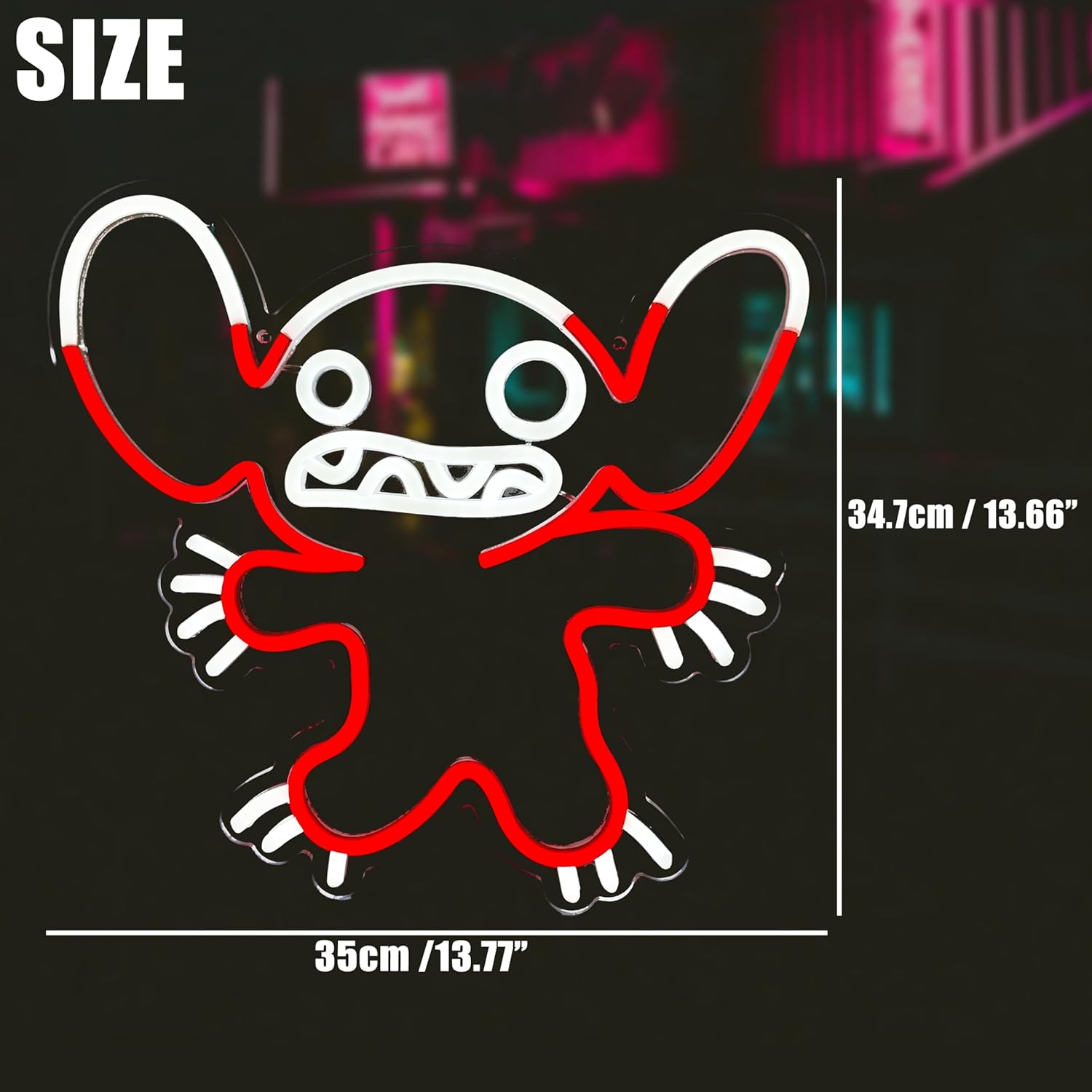 Stitch Neon Sign LED Anime Neo - Decor Lighting Fans 리뷰 및 가격