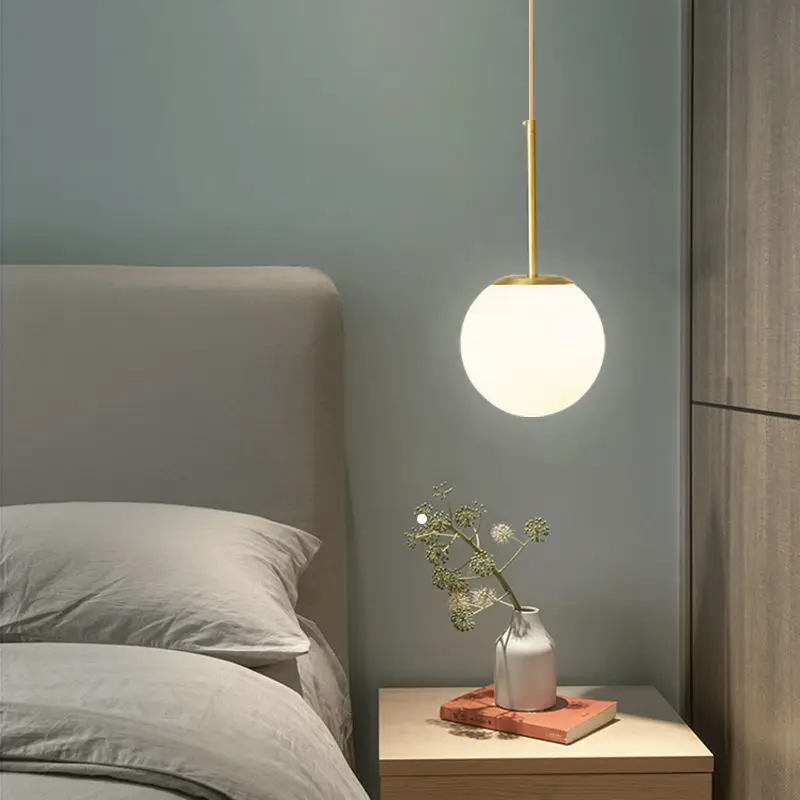Nordic bedroom bedside pendant - Decor Lighting Fixtures 리뷰 및 가격
